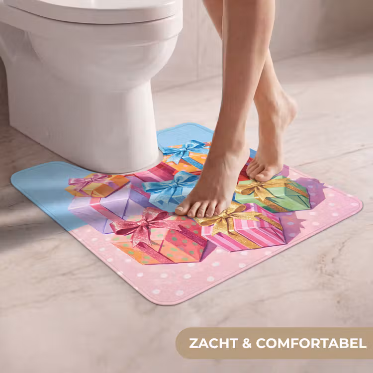 WC Mat - Geschenken - Feest - Kleurrijk — 5