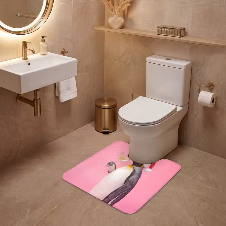 WC Mat - Pinguïn - Kerst - Feest — 3