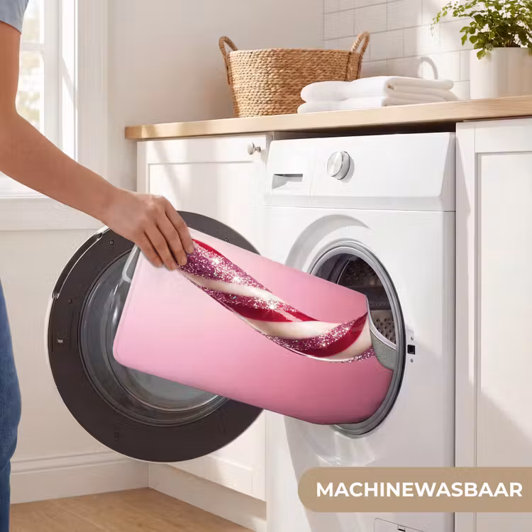 WC Mat - Zuurstok - Glinsterend - Roze — 6