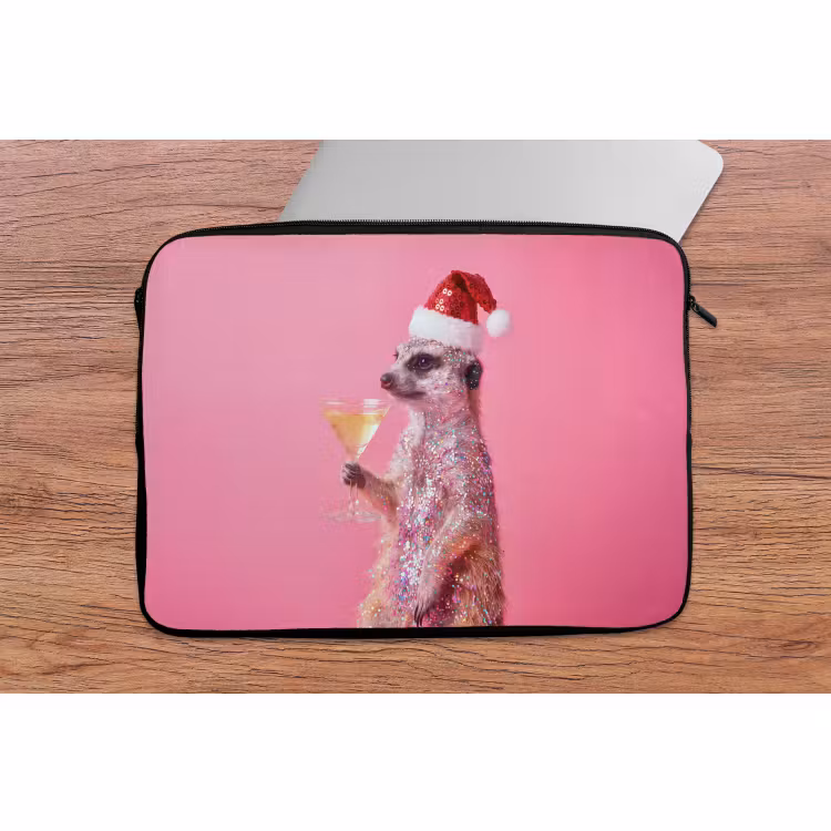 Laptophoes Dieren - Glitter - Feest — 2