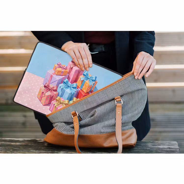 Laptophoes Geschenken - Feest - Kleurrijk — 4