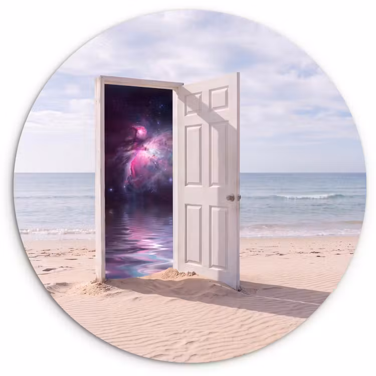 Muurcirkel - Deur - Strand - Kosmos — 1