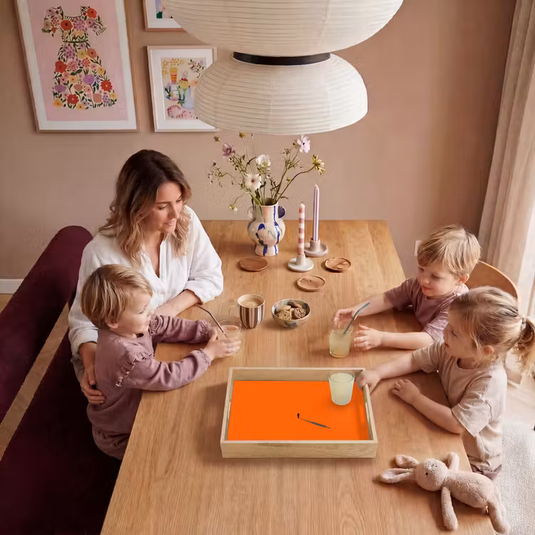 Dienblad - Persoon - Schaduw - Oranje — 7
