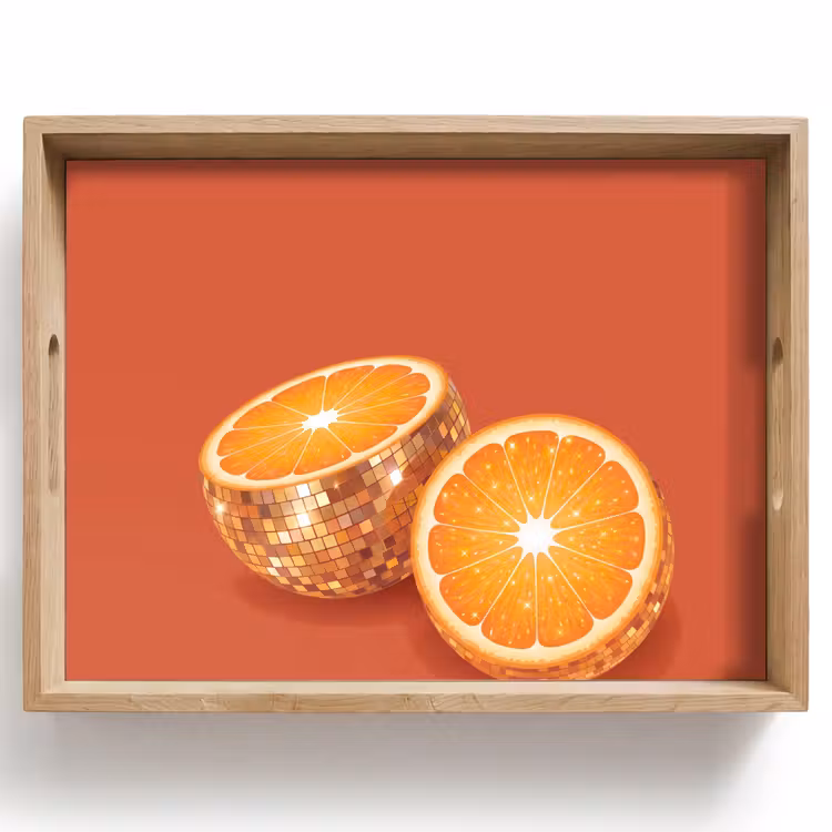 Dienblad - Fruit - Disco - Goud — 1