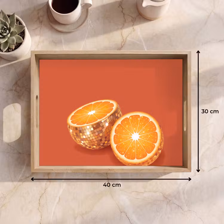 Dienblad - Fruit - Disco - Goud — 9