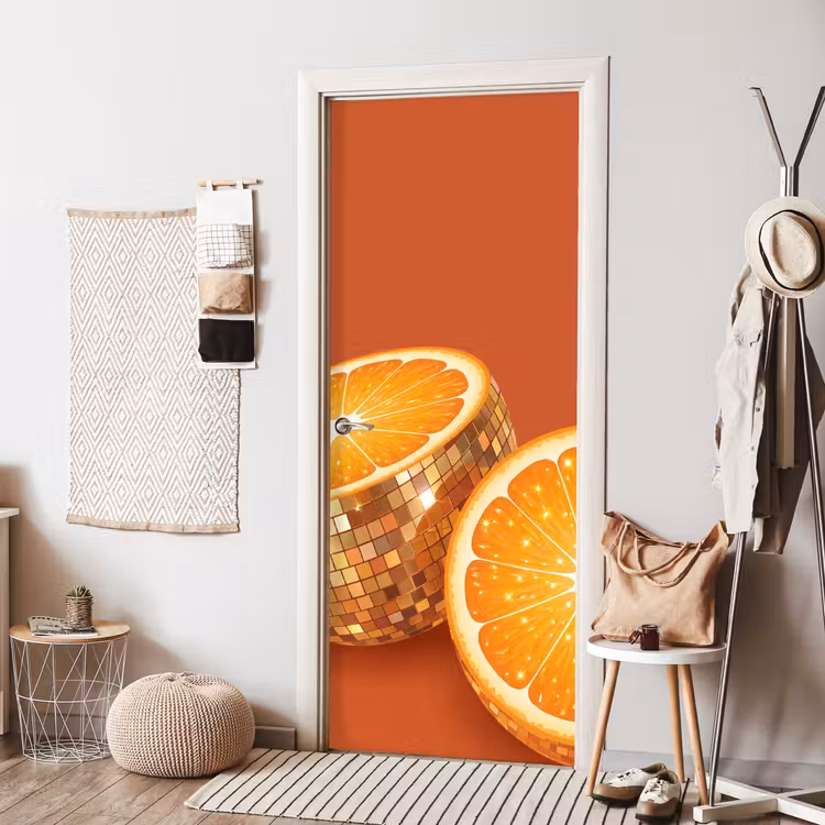 Deursticker - Fruit - Disco - Goud — 8