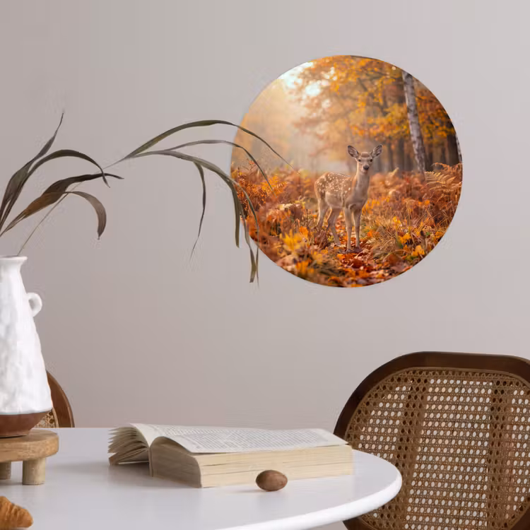 Behangcirkel - Hert - Herfst - Dieren — 4