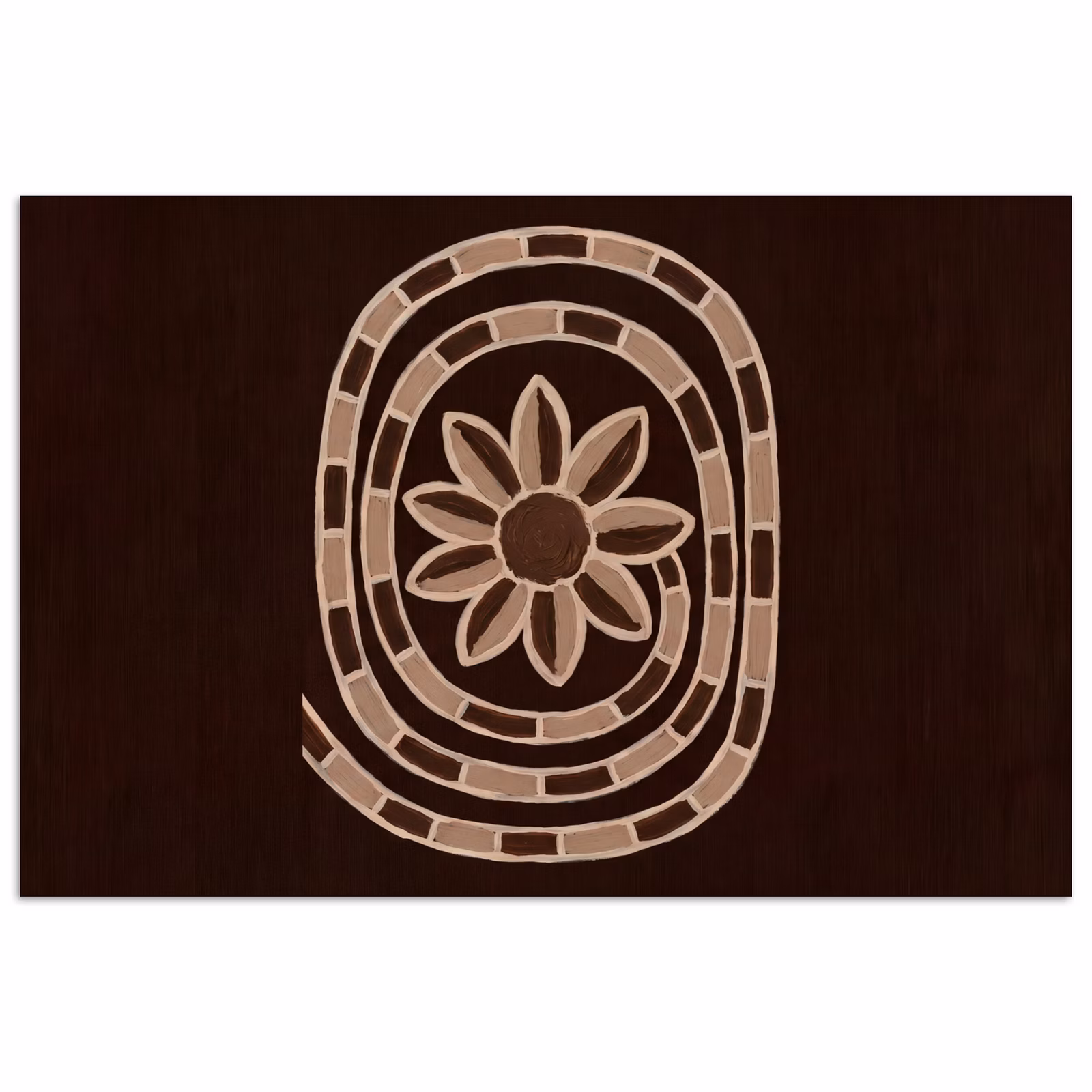 Poster - Patroon - Abstract - Bruin — 1