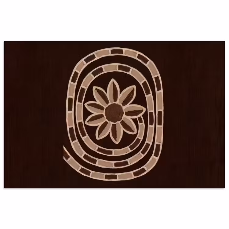 Poster - Patroon - Abstract - Bruin — 1