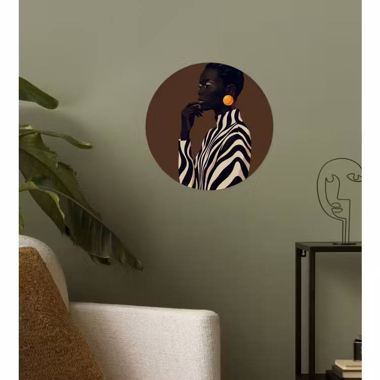 Behangcirkel - Vrouw - Portret - Modern — 3