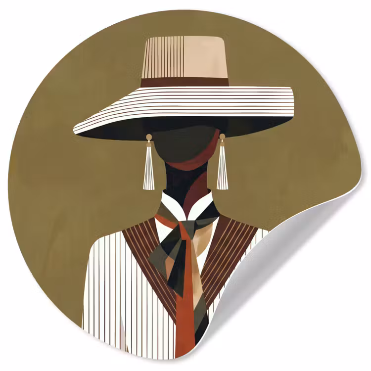 Behangcirkel - Figuur - Modern - Kunst — 1