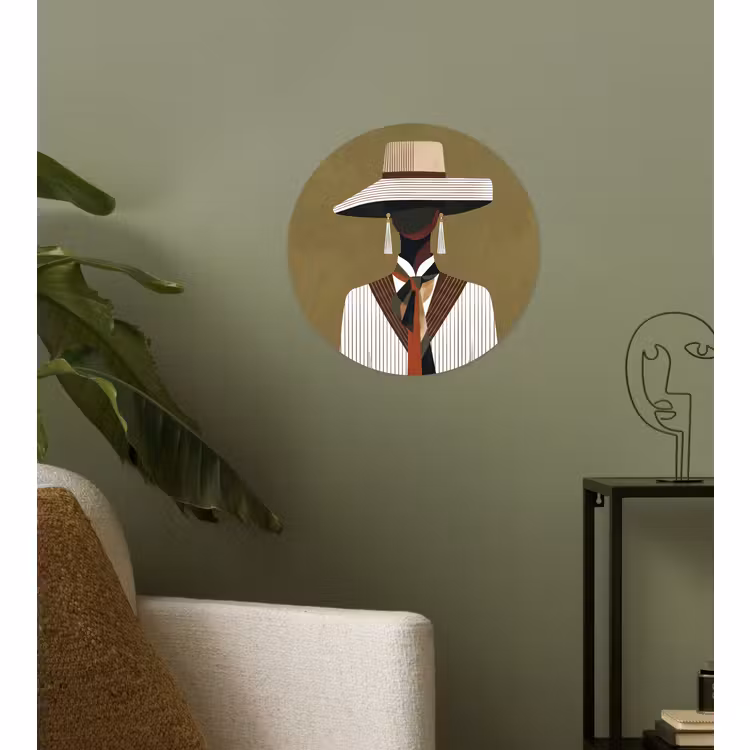 Behangcirkel - Figuur - Modern - Kunst — 3