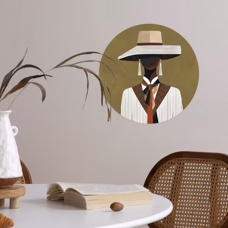 Behangcirkel - Figuur - Modern - Kunst — 4