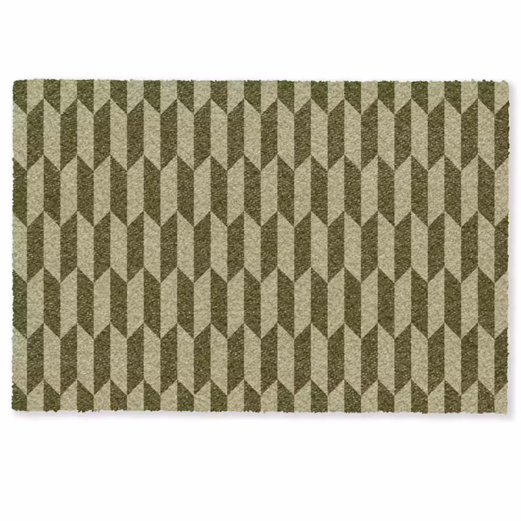 Deurmat - Patroon - Abstract - Groen - Vlakken — 1