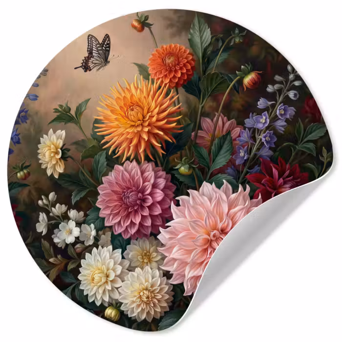 Behangcirkel - Bloemen - Tuin - Natuur