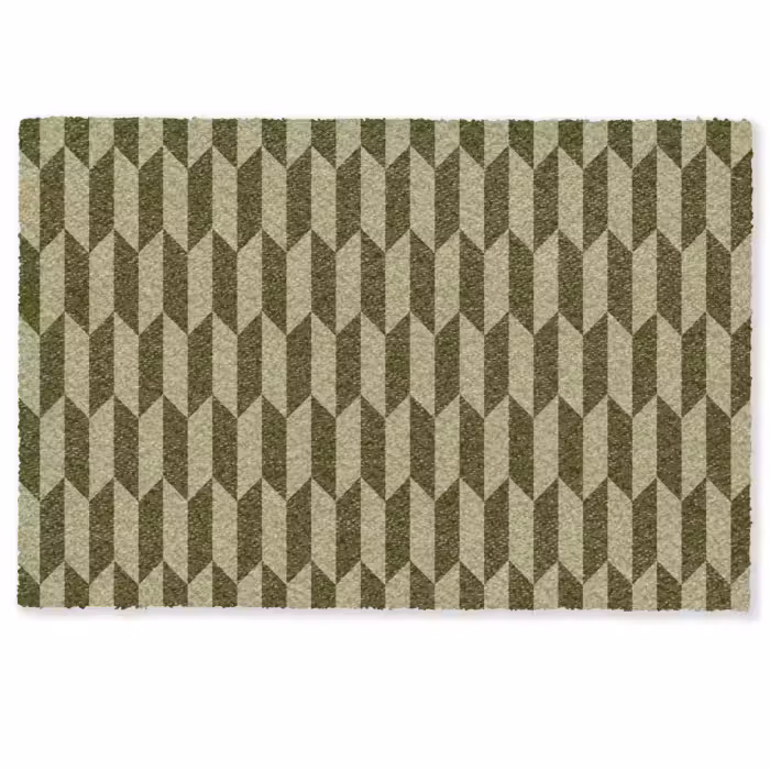 Deurmat - Patroon - Abstract - Groen - Vlakken
