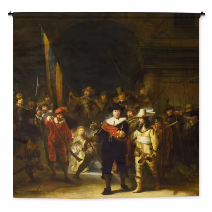 Wandkleed - De Nachtwacht - Rembrandt van Rijn