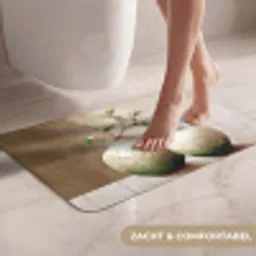 Bloemen - Vaas - Wit - Botanisch - Beige WCmat klein -USP_ZachtNL