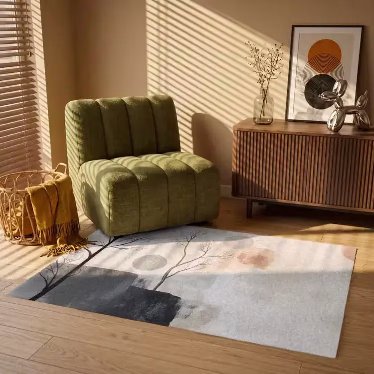 Vloerkleed - Wabi sabi - Beige - Plant